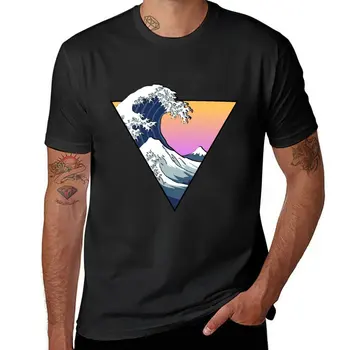 Mare Val Estetice T-Shirt T-shirt pentru un băiat tricou barbati graphic t shirt