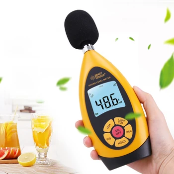 30-130dB Audio Digital la Nivel de Metru tester de Măsurare a Zgomotului sunet metru nivel de Zgomot Măsura Decibeli Monitor Instrument de Diagnosticare
