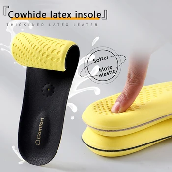 1Pair Latex Piele Branțuri pentru Pantofi Confortabil Respirabil Pantof Sport Tampoane Insertii Ortopedice Fasciita Plantara Relief Branț