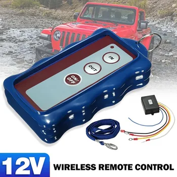 12V 433MHz 50 de metri Troliu cu Telecomanda Wireless Switch Kit Universal pentru Jeep, Camion, ATV-uri de autovehicule SUV Trailer