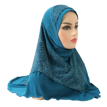 H126 Adulți Mici sau mari dimensiuni medii 65*60cm rog hijab hijab musulman eșarfă vălului islamic pălărie amira trage pe headwrap