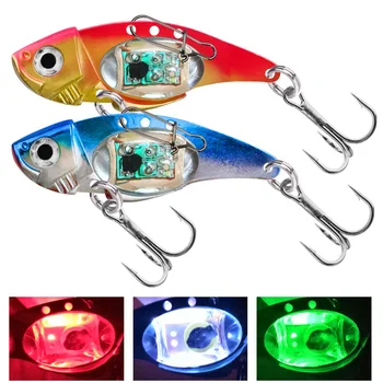 Drop Subacvatice Forma Ochilor Atragerea de Pește pentru Pescuit de Noapte Folosi 100 de ore de lumină Momeală de Pescuit Multicolore LED Flash de Lumină Momeala