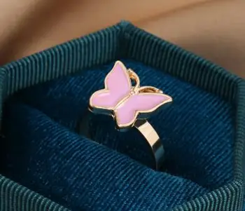 Interesant Fluture Decompresie De Deschidere Reglabil Ring Ring Moda Temperament Versatil Inele 10 Piese Set Punk Inele