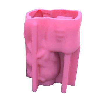 Fata Ghiveci Silicon Mucegai Silicon 3D Rucsac Fata Vaza Lumânare Mucegai Pentru a Face Săpun Forma Creativ