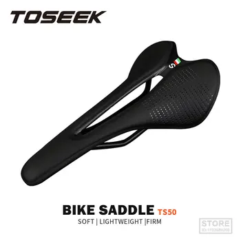 TOSEEK Ultralight Respirabil Confortabil Pernei Scaunului Îngustă și Mică Șa Recomandat Pentru Femeile Biciclete Șa Părți Componente