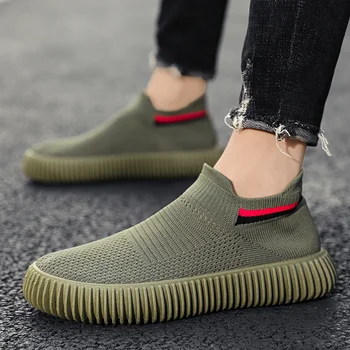 2023 Bărbați în aer liber tv cu Pantofi de Primavara Casual Non-alunecare de Mers pe jos De Mens Adidasi Clasic la Modă Ciorap Tenis de Pantofi Zapatillas De Hombre