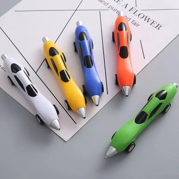 Șase culori Mașină de desene animate creative neutru pen pix Student jucărie pen clasa recompensa multi-selecție de culoare disponibile en-gros
