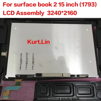 Original Pentru Microsoft Surface book 2 (15 inch) 1793 Display LCD touch screen digitizer Asamblare LP150QD1-SPA1 3240*2160