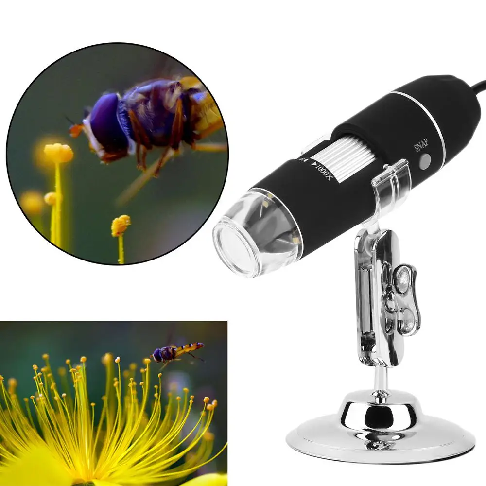 1/3PCS Profesionale 1600X 8 LED Microscop Digital USB Endoscop cu Camera Microscopio Lupa Electronice Mărire
