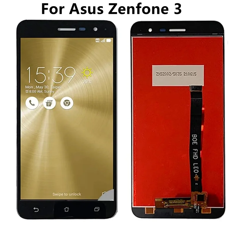 100%Original ZA520KL LCD Pentru Asus Zenfone 3 ZE520kL LCD Z017DB, Z017D, Z017DA, Z017DC Display Touch Screen, Digitizer Inlocuire