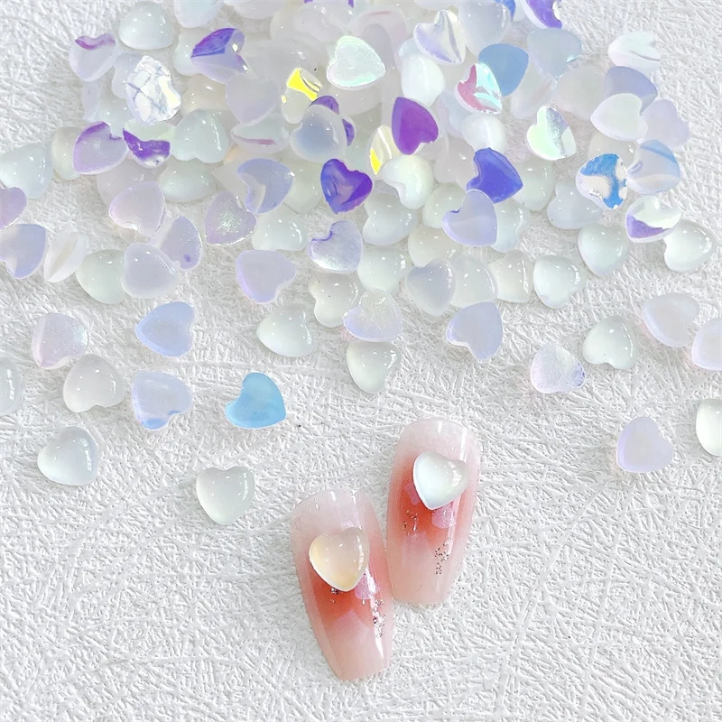 10buc Rășină Dragoste Inima 3D Farmece Nail Art Piese Decor Minunat Colorate Flatback Pietre Stras Pentru DIY Accesorii Manichiura