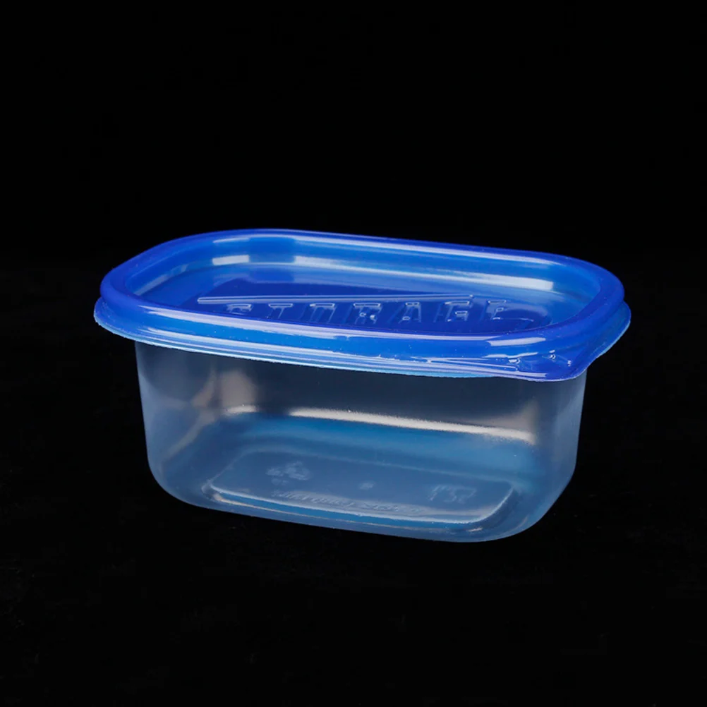 12pcs 280ML Dreptunghiulară de Plastic, Cutii de Pranz de Unică folosință Alimentare Container Bucatarie Sigilat Cutie pentru Tort de Fructe(Verde și Albastru și