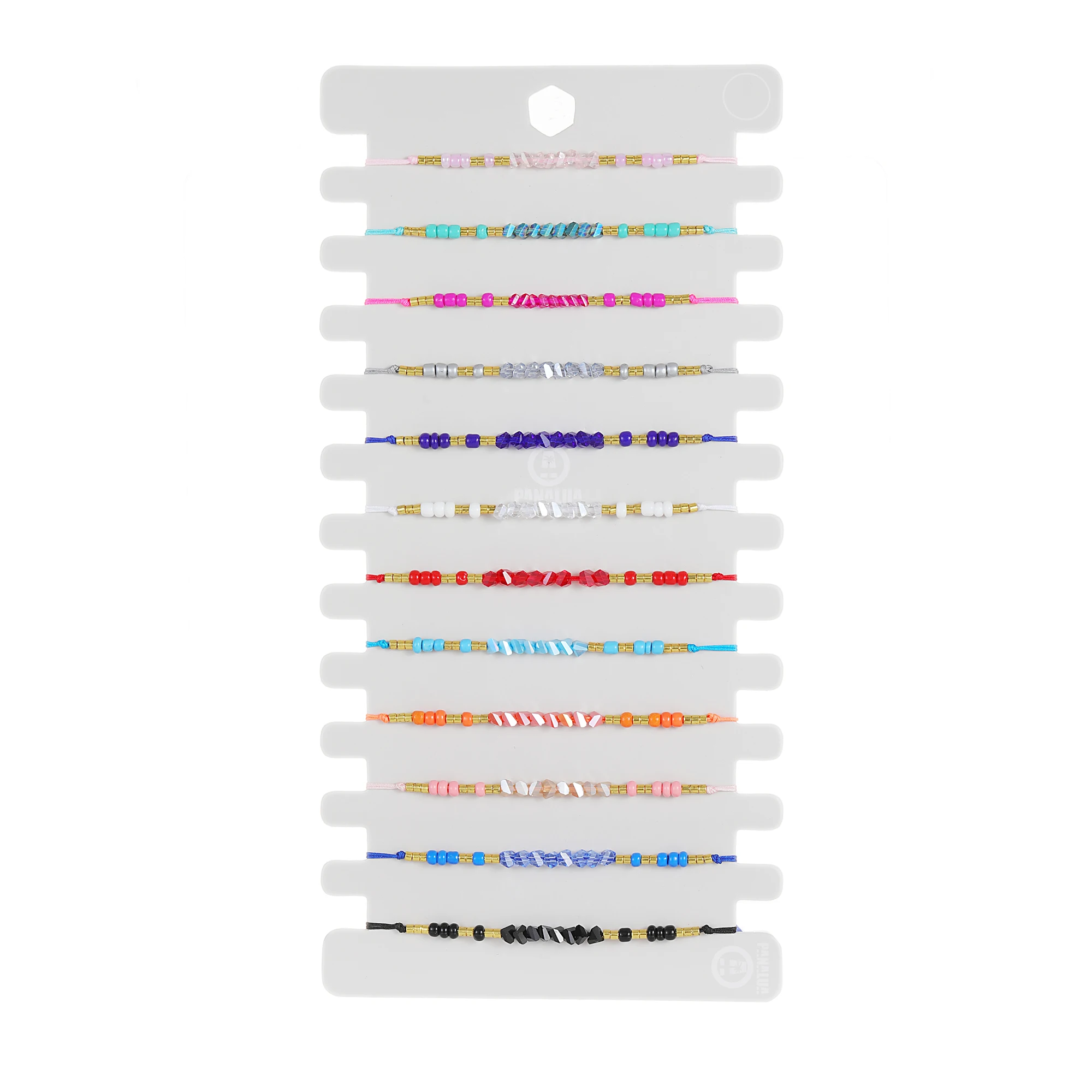 12Pcs Neregulate Cristal Fatetate Braceles Brățări pentru Femei Reglabil Împletite Ceara Lanț de Frânghie Brățară Manșetă de Bijuterii en-Gros