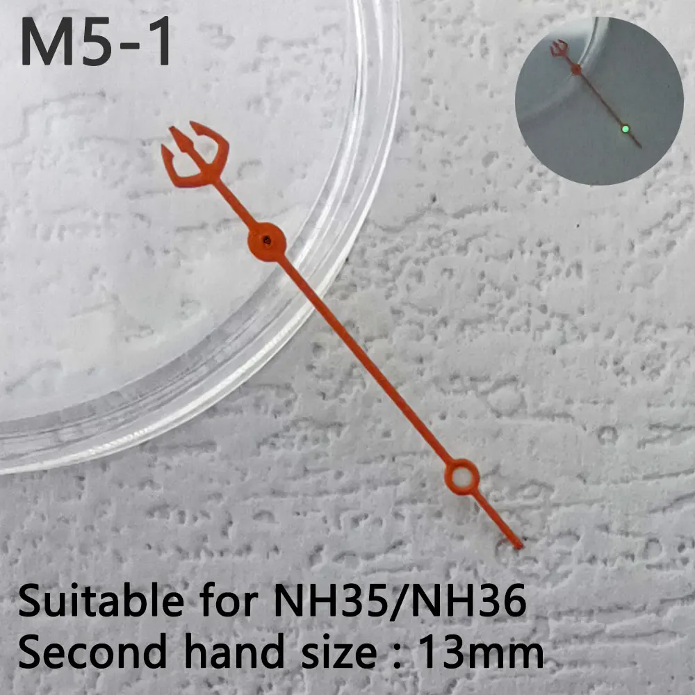 13mm Ceas ac nh35 nh36 pointer la mâna a doua urmăriți indicatorul de ceas ac set ceas de piese de schimb Mișcarea pointer 1