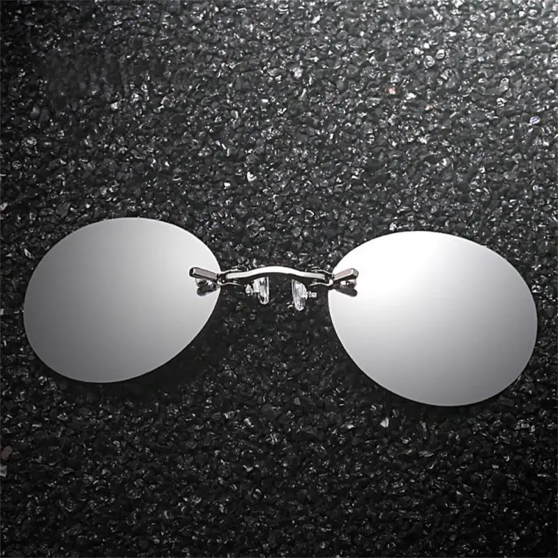 1~10BUC Personalizate Clip Pe Nas ochelari de Soare Matrix Morpheus fără ramă de ochelari de Soare Barbati Femei Designer de Brand Uri Populare Ochelari