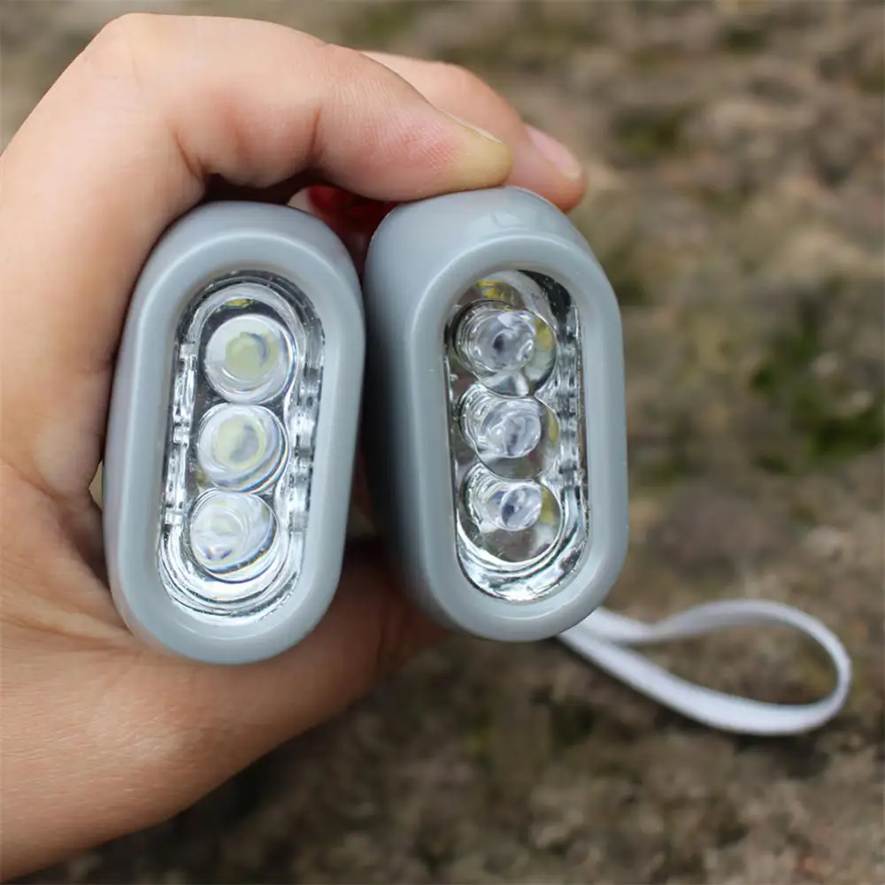 1~10BUC în aer liber Artefact Mini Lanterna de Mana cu Presiune Reîncărcabile Auto-Alimentat Manual de Generare de Energie Lanterna Camping