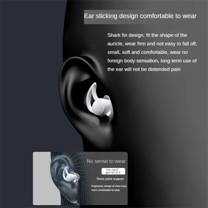 1~7PCS Dopuri pentru Urechi din Silicon de Izolare de Sunet Ureche Protecție Moale Anti Zgomot de Dormit Înot Dopuri de urechi pentru inot formare de apă