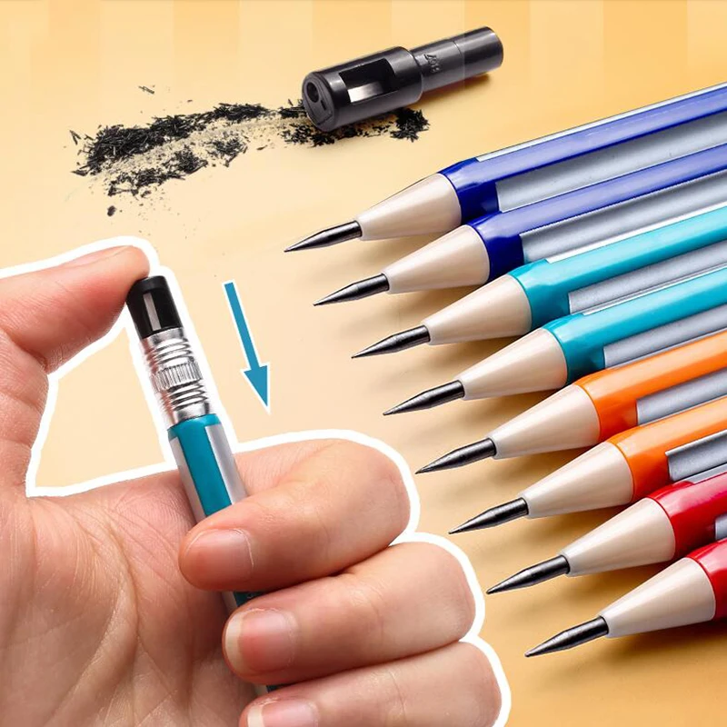 2.0 mm Non Ascutit Creioane Mecanice cu Ascuțitoare Drăguț Automate Creion pentru Școală Kawaii Papetărie, Rechizite de Birou