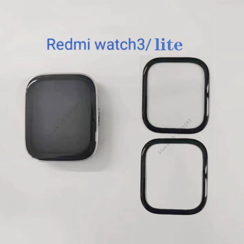 2 BUC Protector de Ecran pentru Xiaomi Redmi Ceas 3 watch2 2lite lite3 Margine Curbat Complet Capacul de Protecție de film Smartwatch nu de Sticla