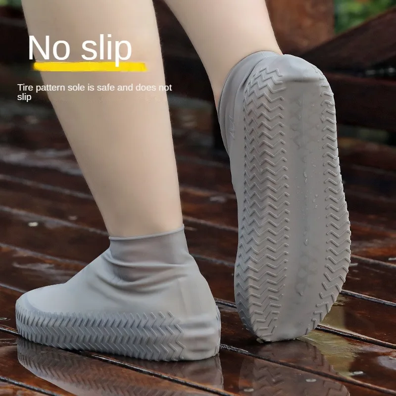 2 Buc Silicon rezistent la apa Pantofi de Înaltă Elastic rezistent la Uzura Unisex Cizme de Ploaie în aer liber Zile Ploioase Reutilizabile Non-alunecare de Pantof Acoperi