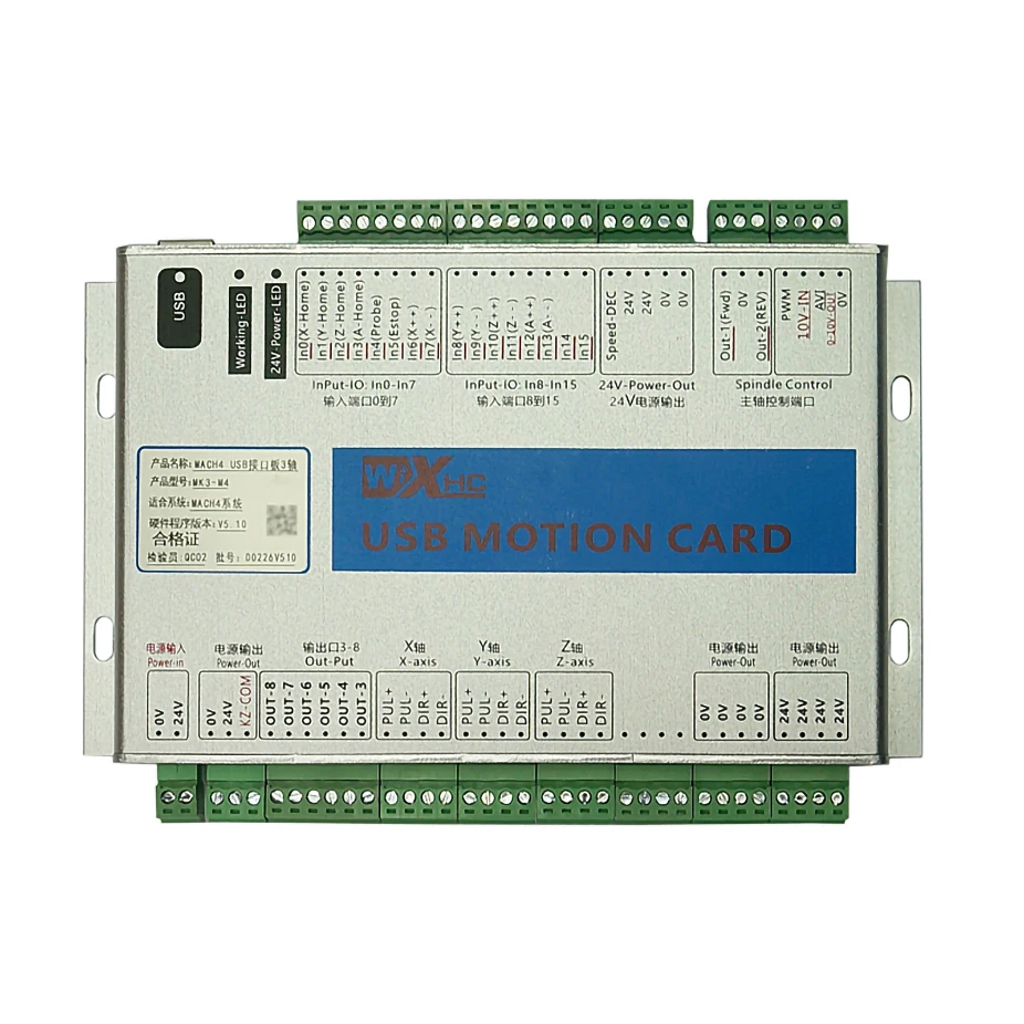 2000KHz Mach3 Mach4 CNC Motion Control Card al Șoferului Breakout Bord 3/4/6 Axa USB și Port Ethernet pentru CNC Controller