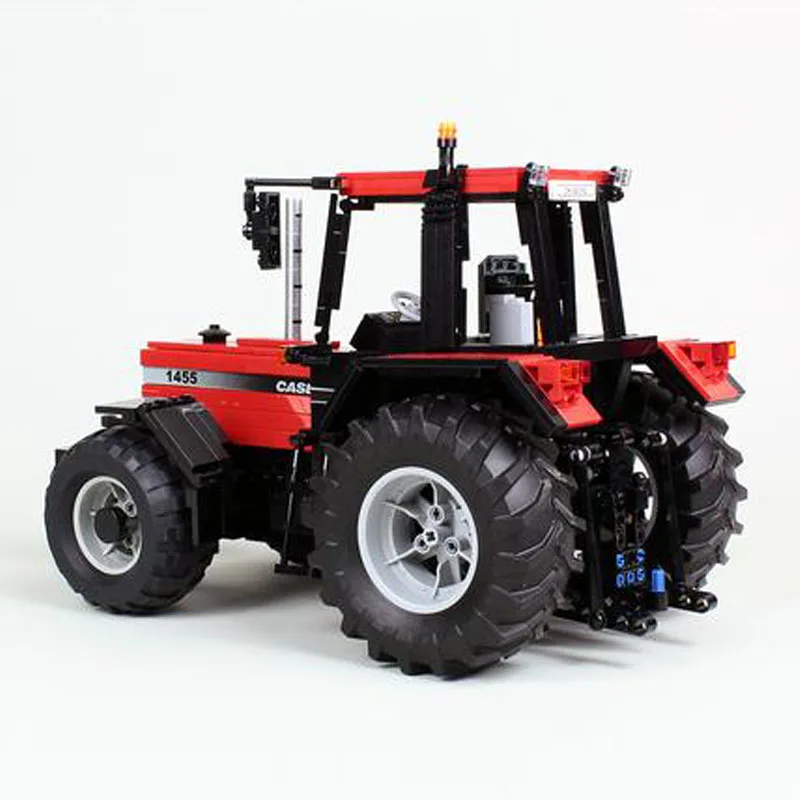 2021 NOU 1:17 model la scară al case IH tractoare agricole bloc moc-54812 camion de la distanță de asamblare model de jucărie baiat cadou de ziua de nastere