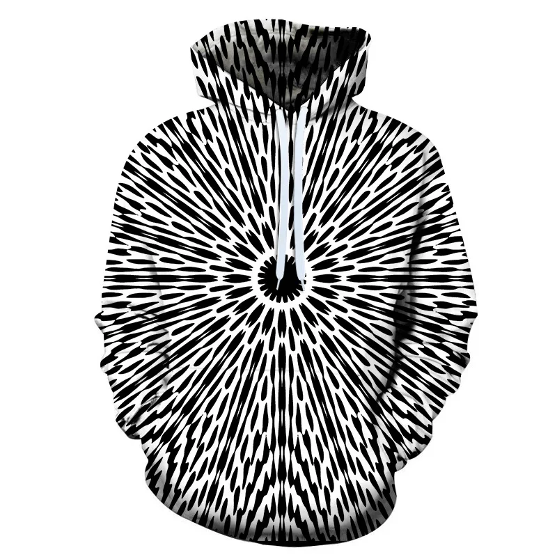 2023 Nouă Bărbați Îmbrăcăminte de Modă 3D Vârtej Geometrie Grafic Hoodies Femei de Primavara Toamna Supradimensionate Jachete cu Glugă Haina Topuri