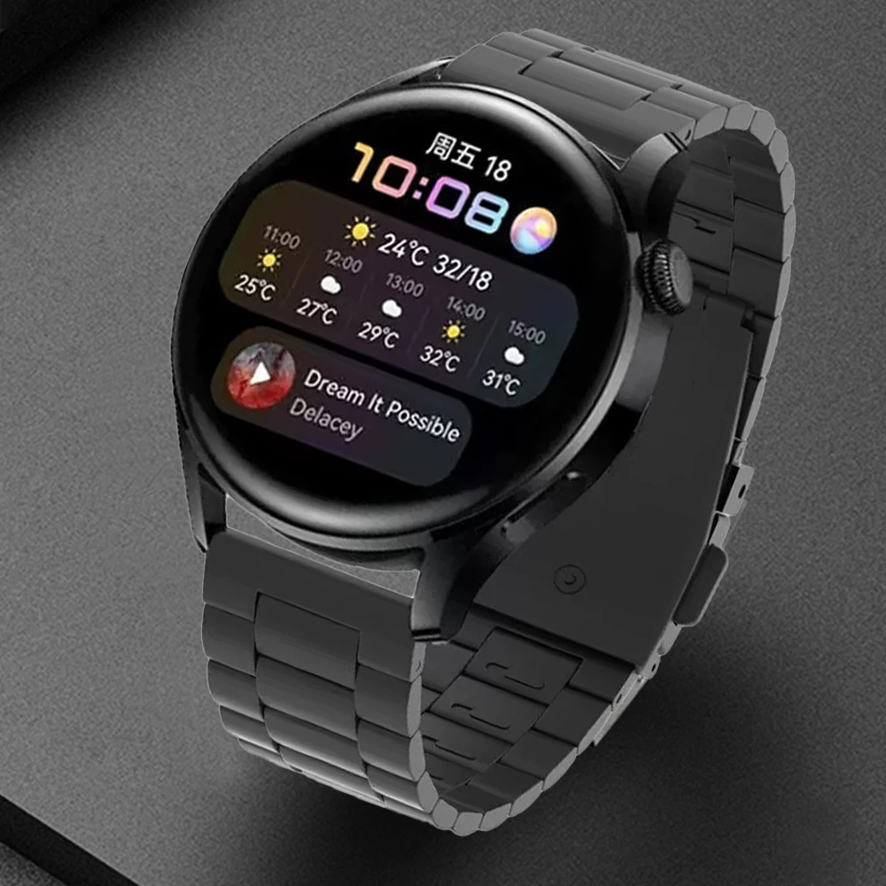 22mm Trupa de Titan pentru Samsung Galaxy Watch 46mm 3 45mm Lux Bratara pentru Huawei 4Pro Final GT3 2e Brățară de Link-ul pentru Seiko