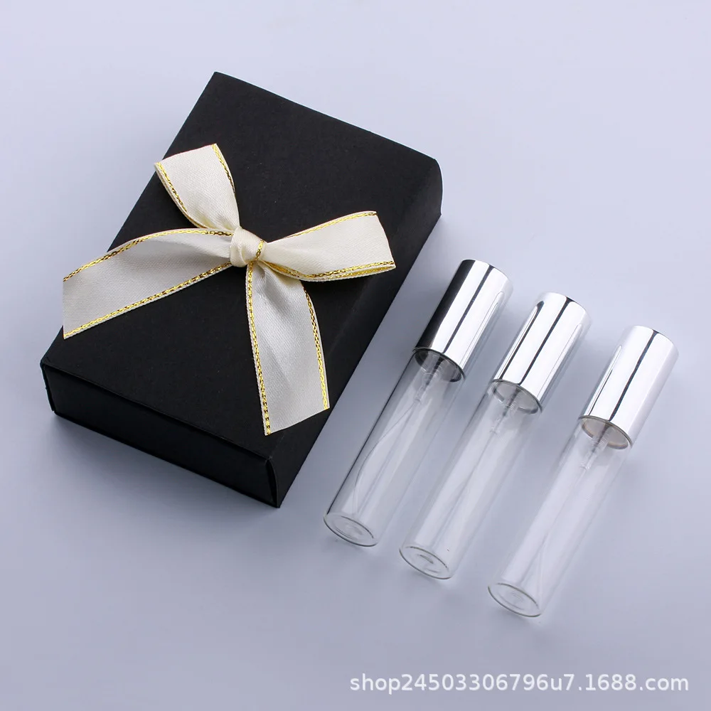 3PCS/set 10ml sub-flacon de sticla de parfum spray sticla Premium Sticle Returnabile Perfect pentru Parfumuri și de Îngrijire a Pielii Instrument cu cutie