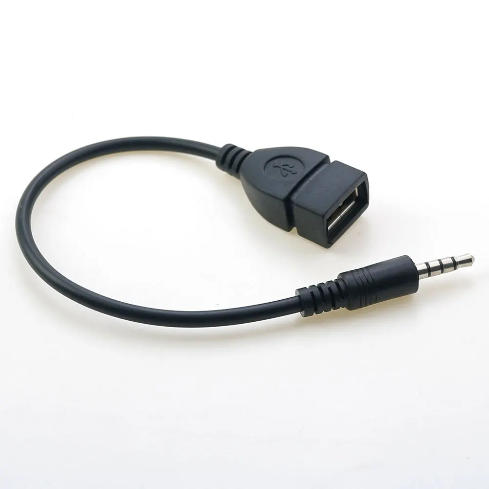 4 Pol de 3.5 mm tata-Jack Mufa pentru USB 2.0 de sex feminin AUX audio adaptor OTG cabluri Auto MP3 Player Convertor