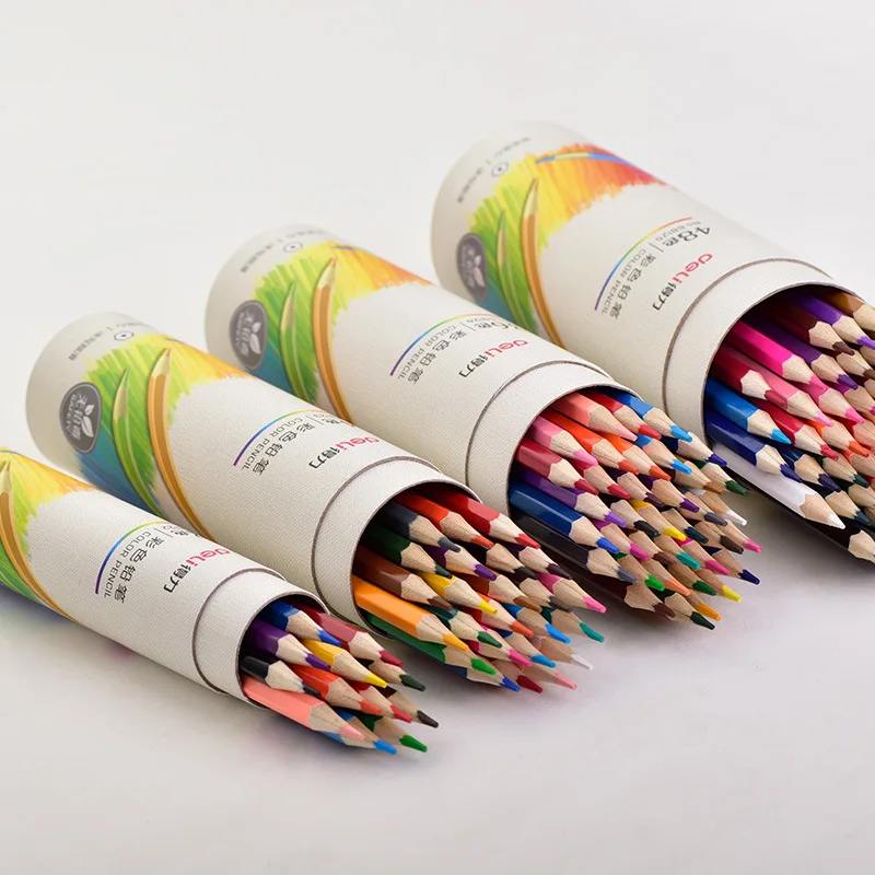 48 Creion de Culoare Set Anime Gras Creion 12/24/36 Schiță de Culoare Perie DIY Student Desen Creion Școală de Artă