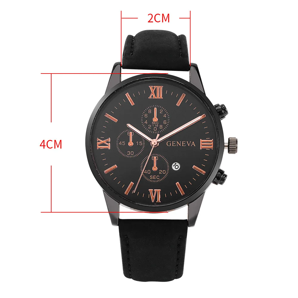 4buc Set Fashion Mens Ceasuri Sport Om de Afaceri Cuarț Ceas de mână de Lux Brățară din Piele Barbati Casual Ceas de Ceas Cadou pentru Barbati