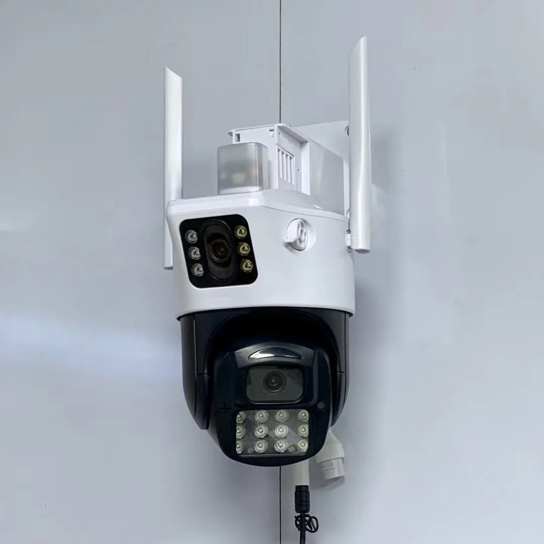 4MP UHD iCsee APP Dual Lens Camera IP Dome AI Umanoid de Detectare Plin de Culoare de Securitate CCTV Interfon Baby Monitor