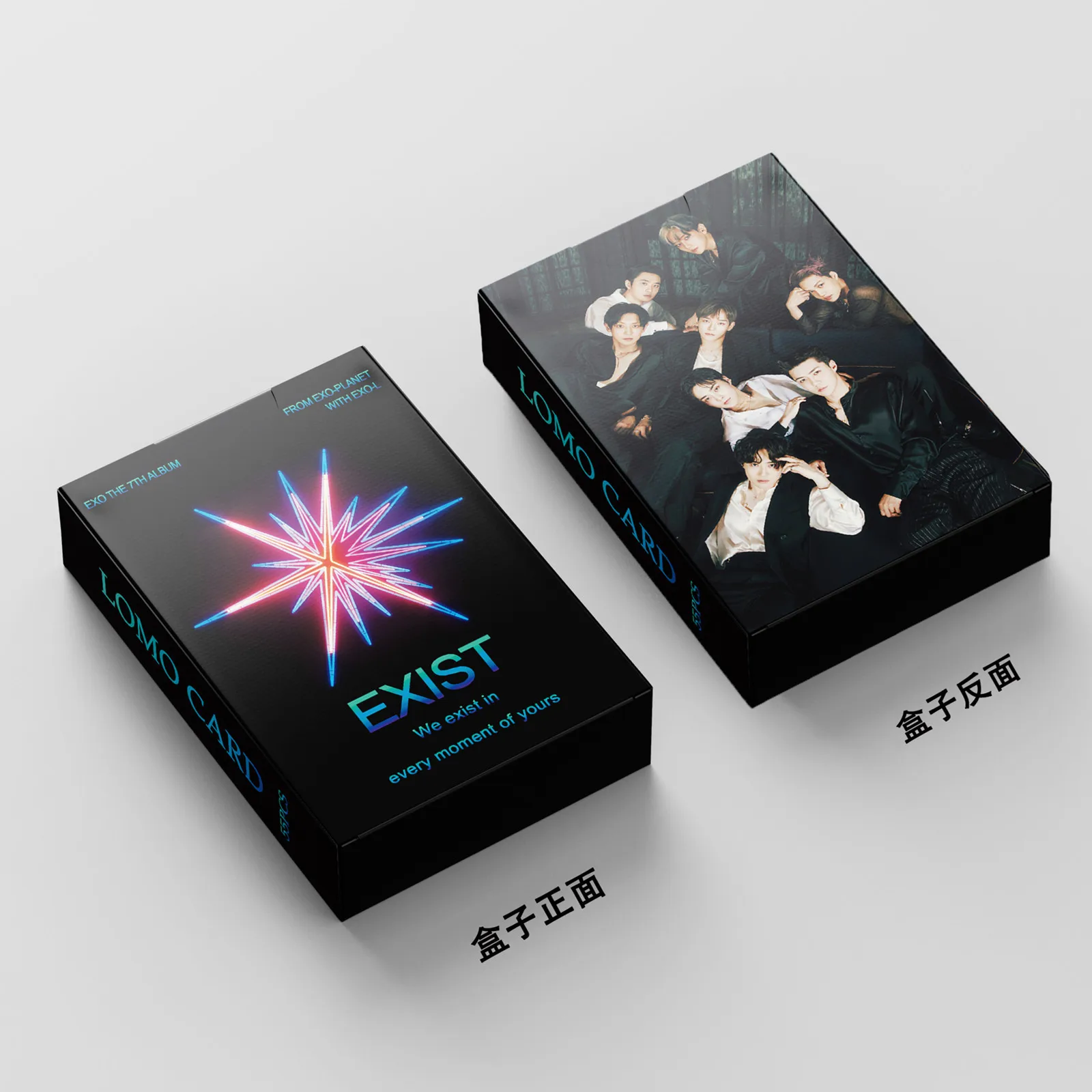 55Pcs/Set Kpop Fierbinte Idol EXO Nou Album EXISTĂ de Înaltă Calitate Lomo Carduri de Decor Colecția de carte Poștală SEHUN D. O BAEKHYUN CHANYEOL