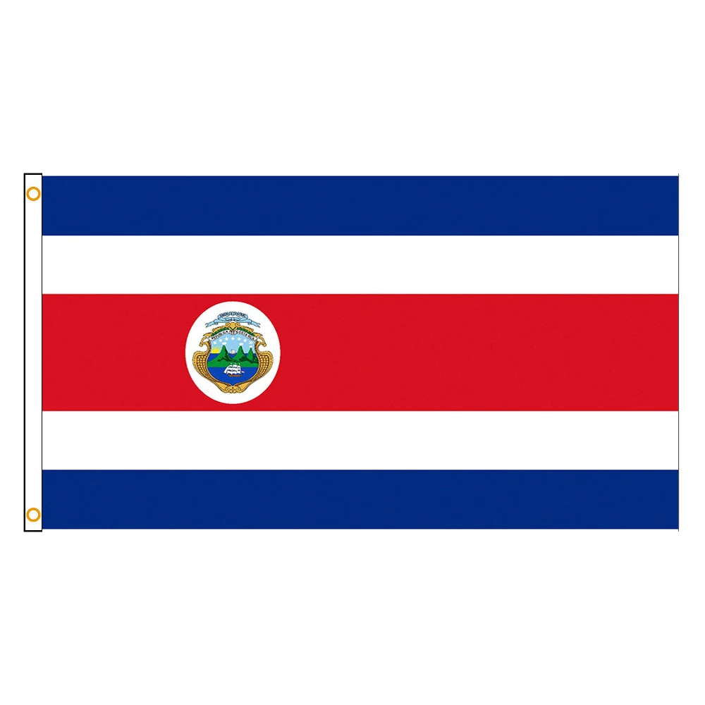 90x150cm Costa Rica Flag Agățat Costa Rica Steaguri Naționale Poliester Uv Rezistent la Decolorare Banner Pentru Decor