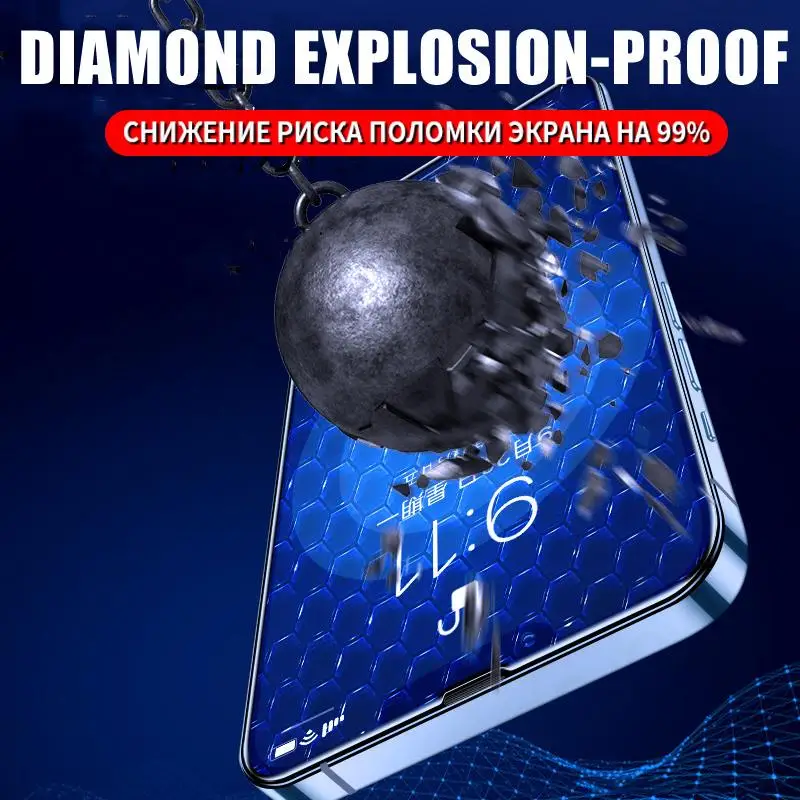 999D Anti-Spargere Sticlă Călită Pentru Apple iPhone 15 14 Plus 13 12 mini 11 Pro cu Ecran Protector pentru iPhone X XR XS Max Folie de Protectie