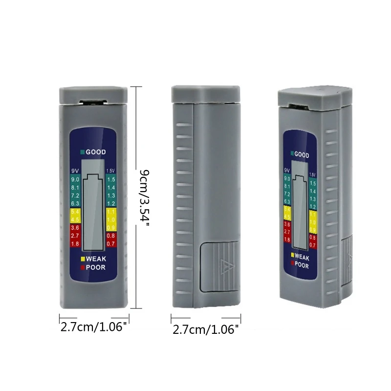 Acumulator portabil Tester Detector Mobil de Capacitate Instrument de Diagnosticare Display LCD ABS