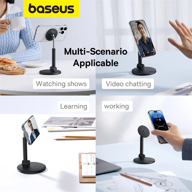 Baseus Magnetice Telefon Stand Telescopic Reglabil Suport de Telefon Pentru iPhone 14 15 Pro Max Xiaomi Samsung Magnetic Suport de birou