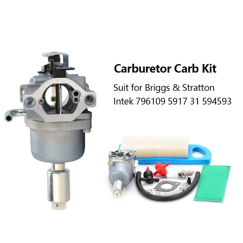 Carburator Filtru Aer Set Pentru Briggs & Stratton 796109 5917 31 594593 14.5-21HP Intek Carb de Motor Grădină Instrument de Putere
