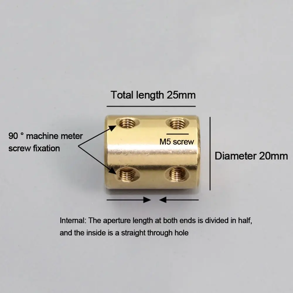 Conector Maneca 6/8/10/12mm Adaptor Pentru RC de Cuplare Cuplaj Motor Reductor Arbore Motor Piese de Alama Rigid Conector