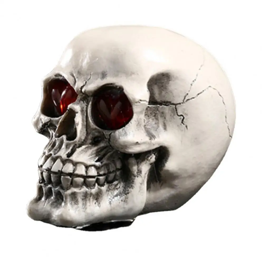 Craniul Statuie în mărime naturală Craniu Sculpturi Colectie de Halloween Decor pentru Interior Afișare Acasă Studio Cap de Craniu Figurine Unice