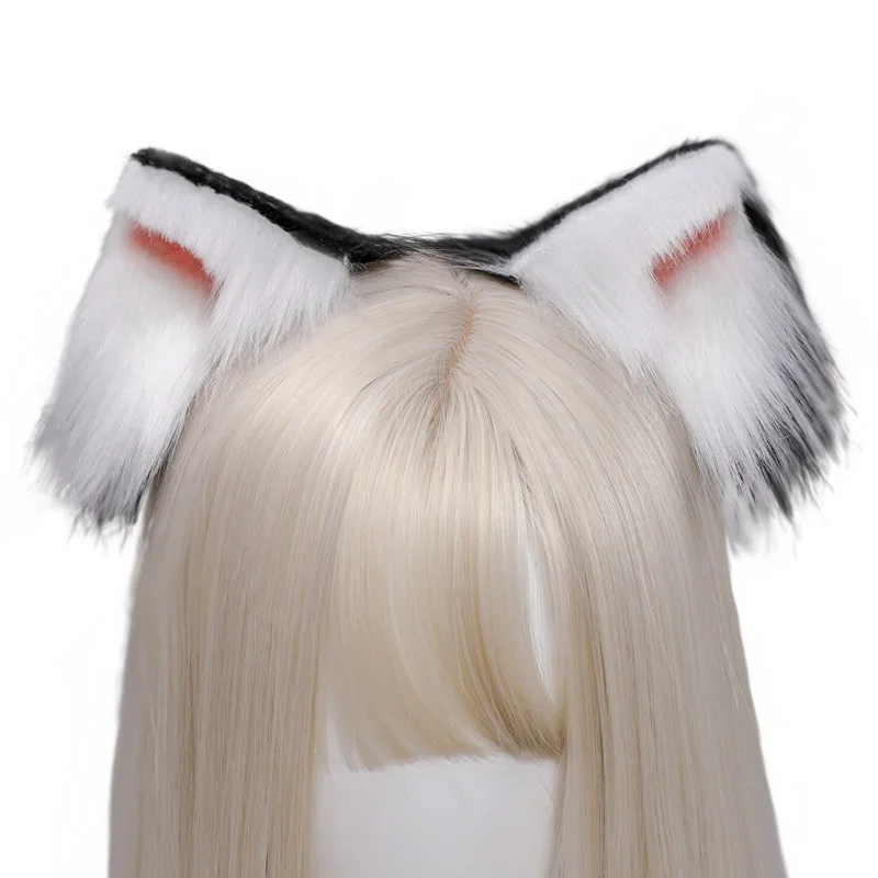 Cu Blană Drăguț Urechi De Pisică Ac De Păr Pălării Japoneză Cosplay Animal Animal Urechi Moi Fata De Pluș Kawaii Lolita Accesoriu De Păr Elemente De Recuzită