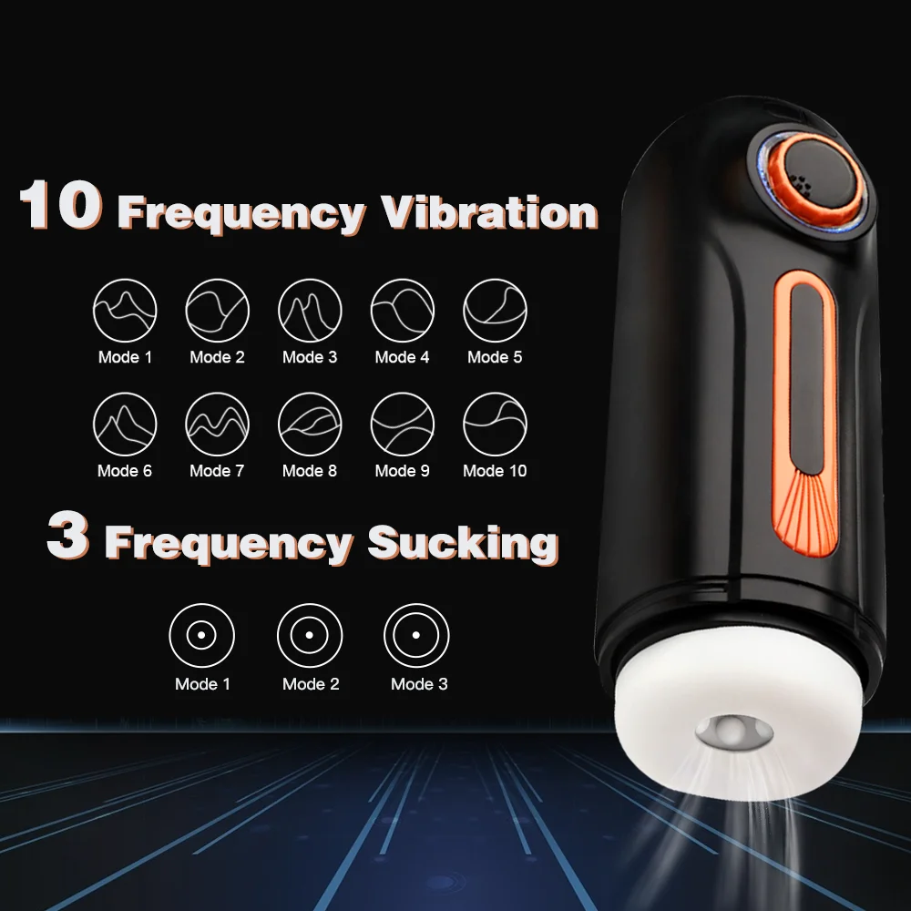 De Sex Masculin Masturbator Automată Cu 10 Puternic Vibrator Si Impingandu-Muie Suge Masturbari Cupa Real Sex Vaginal Jucărie Pentru Bărbați