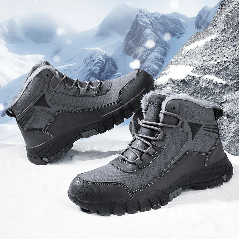 De înaltă Calitate pentru Bărbați în aer liber Cizme Confortabile Cizme Glezna Tactice de Luptă Cizme de Muncă Casual Pantofi pentru Bărbați de Iarnă Noi Drumeții Cizme de Zăpadă