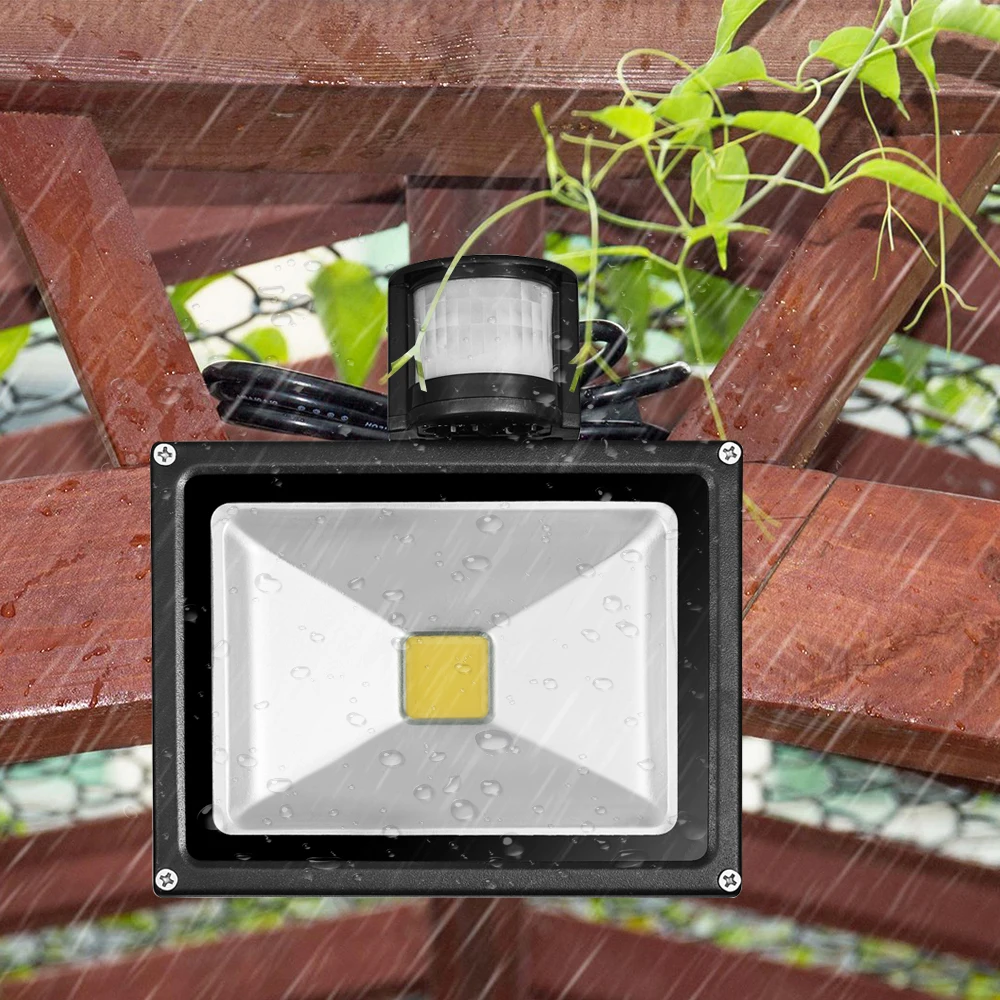Depuley 30W Mișcare Senzor de Lumină LED-uri în aer liber de Iluminat de Inundații Mișcare Detectată lumina Reflectoarelor Alb Rece 6000K pentru Garaj IP66 rezistent la apa