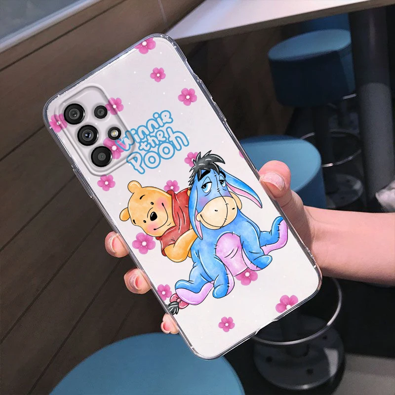 Disney Winnie Pooh Drăguț Pentru Samsung A04S A81 A91 A71 A51 A41 A31 A12 A21S A01 4G 5G Silicon Transparent Cazul în care Telefonul