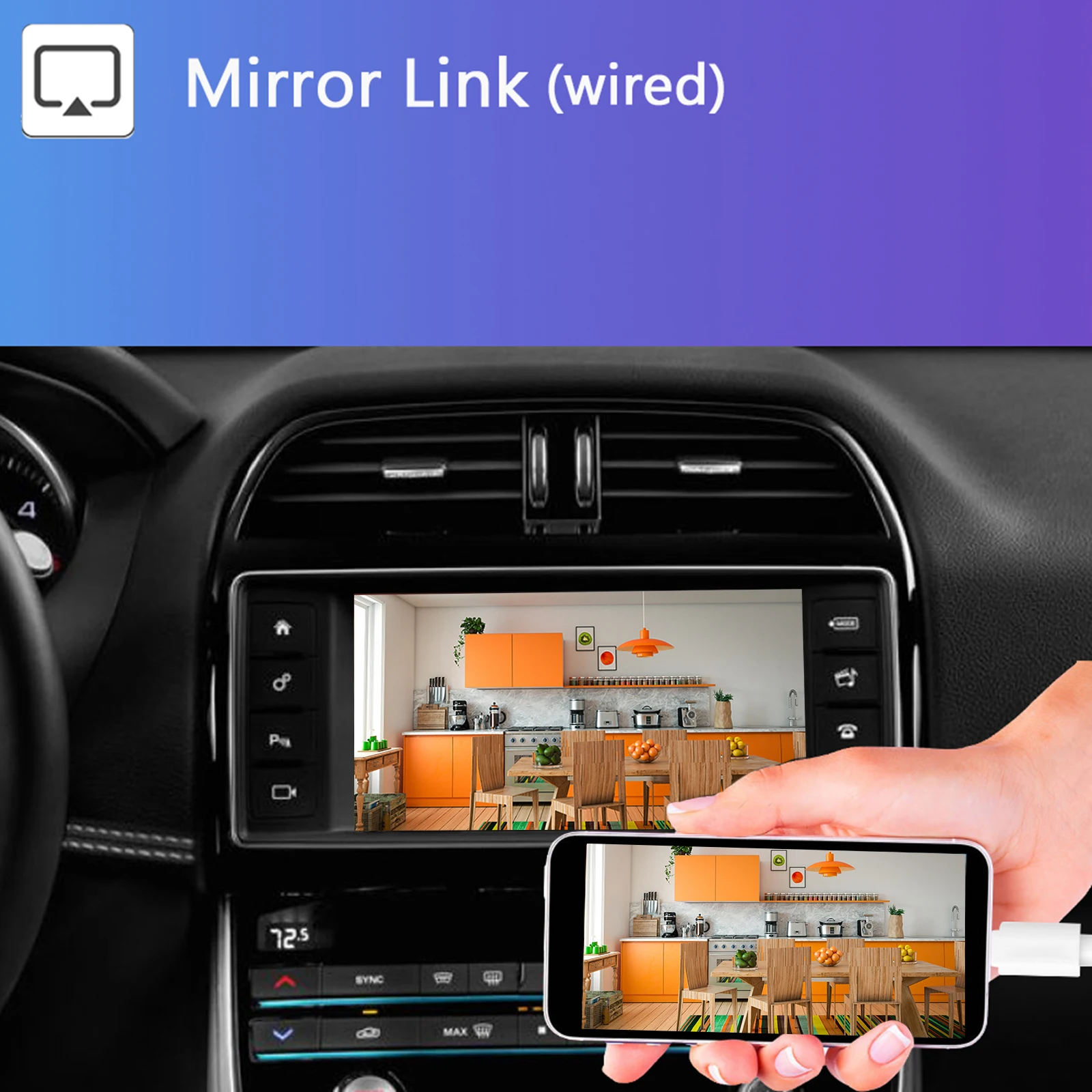 Ecranul de Upgrade Decodor Cutie MuItimedia Interfață Carplay, Android Auto Kit Retrofit pentru Land Rover Bosch Unitate de Cap cu Ecran