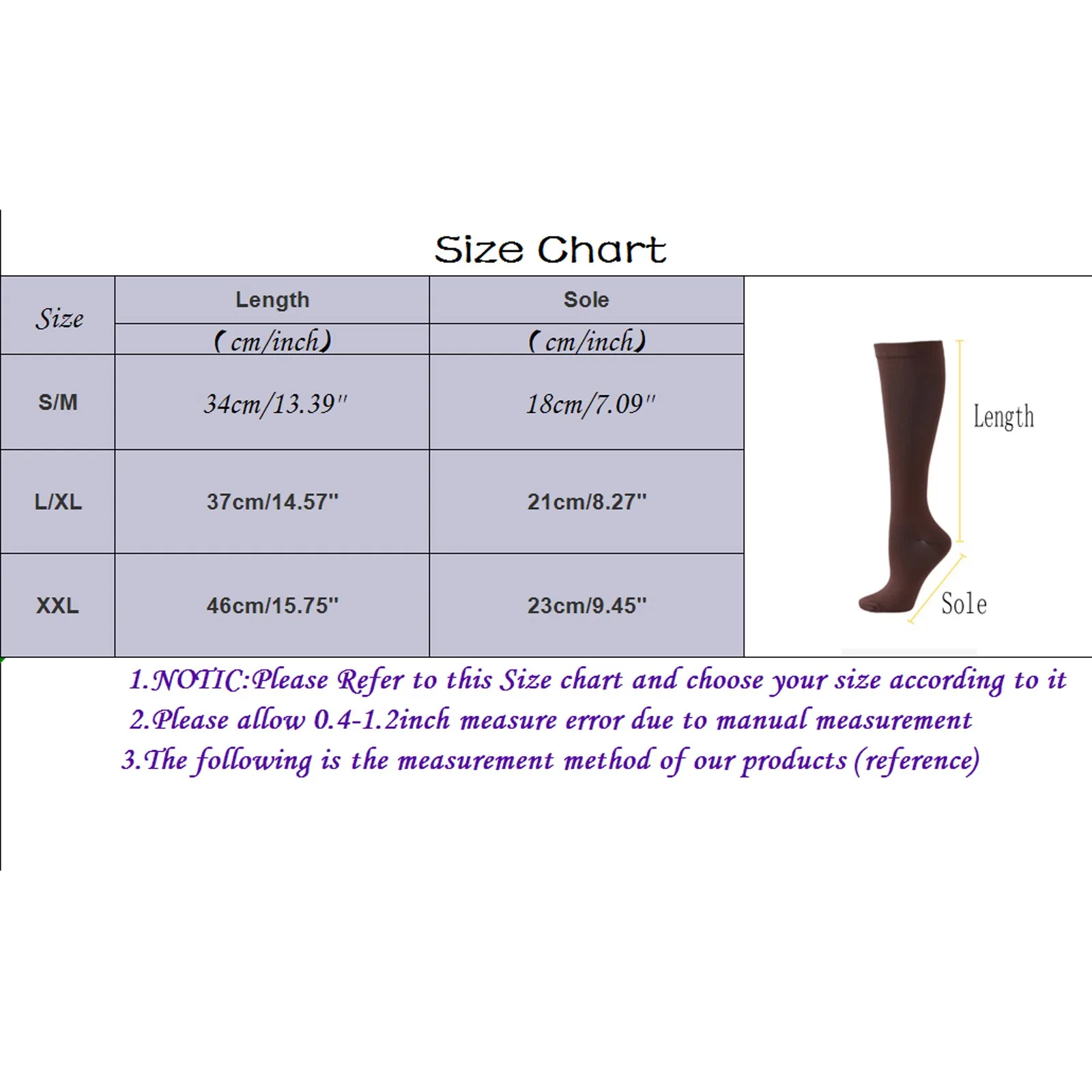 Femei Culoare Solidă Sport Compresie Sosete Sosete Vițel Picior Frumos Elastic Șosete Tricotate Groase De Înaltă Șosete Confortabile Unisex Sokken 