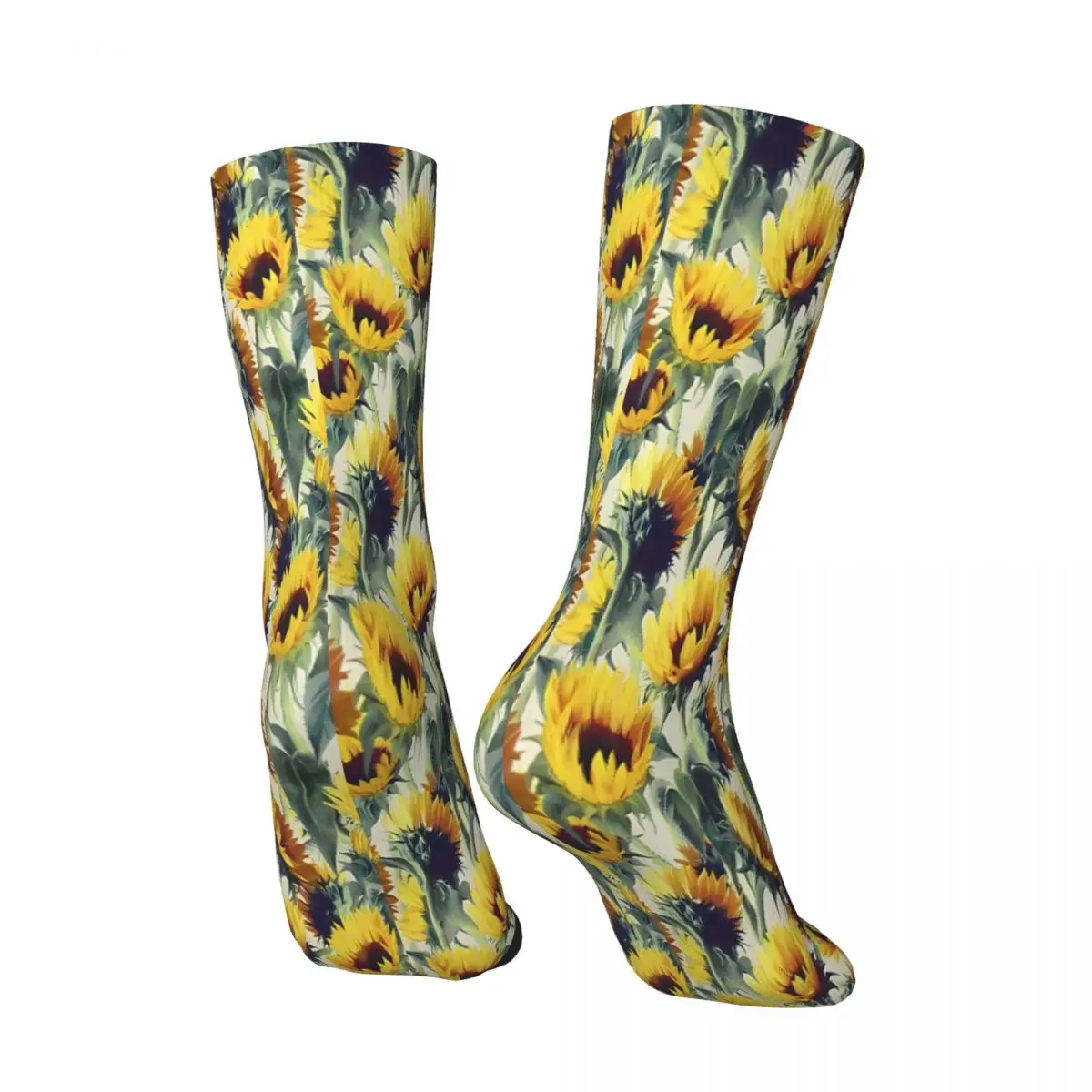 Floarea-Soarelui Pentru Totdeauna Ciorap Șosete Bărbați Femei Poliester Ciorapi Personalizabil Hip Hop