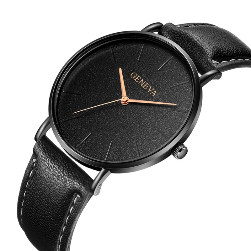 GENEVA Brand Bărbați Ceasuri Simplu Sport Bărbați Cuarț Ceas de mână din Piele Watchband de Moda Ceas Casual pentru Barbati relogios masculino